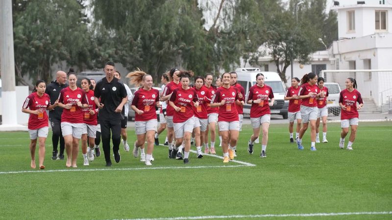 Les joueuses ont repris l&rsquo;entraînement à Alger (Sidi Moussa) pour préparer la CAN Féminine 2026