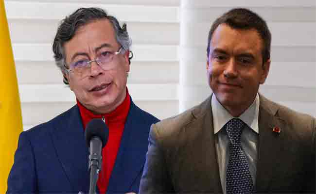 Équateur-Colombie : Daniel Noboa rejette les accusations de bombardement à la frontière et défend ses opérations anti-narcotrafic
