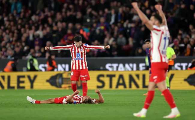 L’Atlético de Madrid résiste au Barça et se qualifie pour la finale de la Coupe du Roi