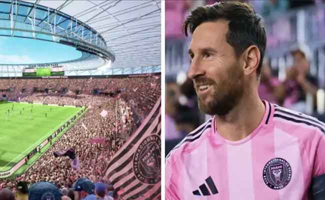 Inter Miami honore Lionel Messi en donnant son nom à une tribune de son nouveau stade