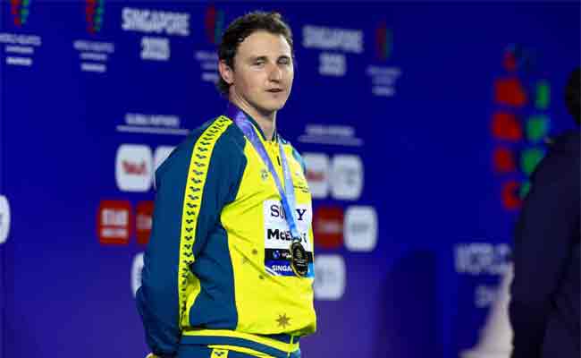 Natation : Cameron McEvoy pulvérise le record du monde du 50 mètres nage libre