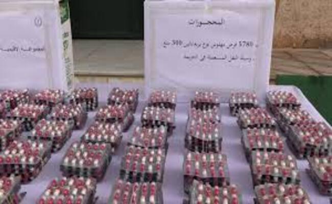 Tiaret : Démantèlement d&rsquo;un réseau de trafic de psychotropes et saisie de 5700 comprimés à Sougueur