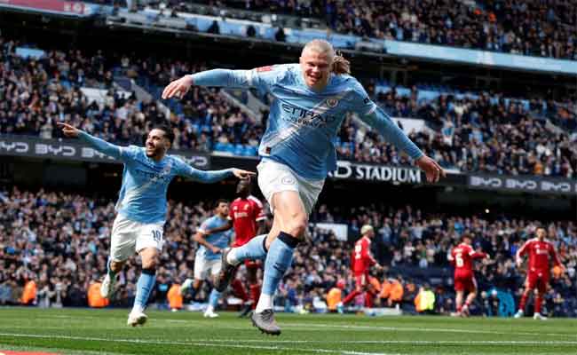 Haaland en mode ouragan : Manchester City humilie Liverpool et file en demi-finales de la FA Cup