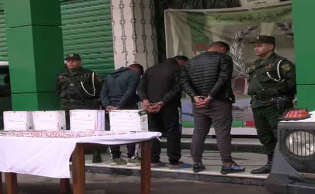 Biskra : Coup de filet de la Gendarmerie nationale avec la saisie de plus de 10 200 comprimés psychotropes