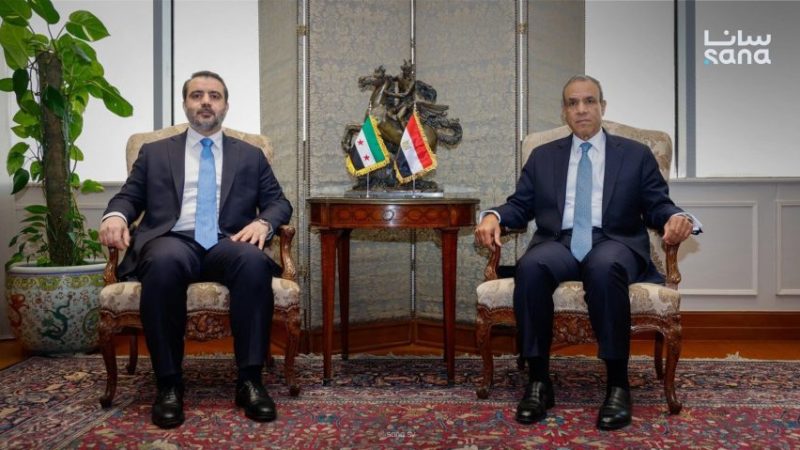 visite d’Asaad al-Chaibani au Caire : un rapprochement historique syro-égyptien, plus d’une décennie de rupture