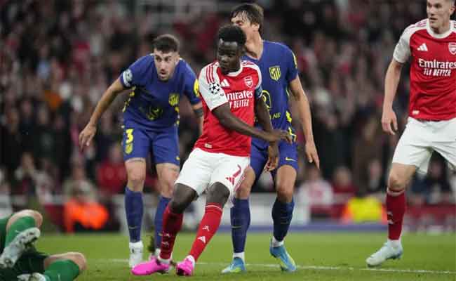 Saka propulse Arsenal au sommet : les Gunners retrouvent la finale européenne