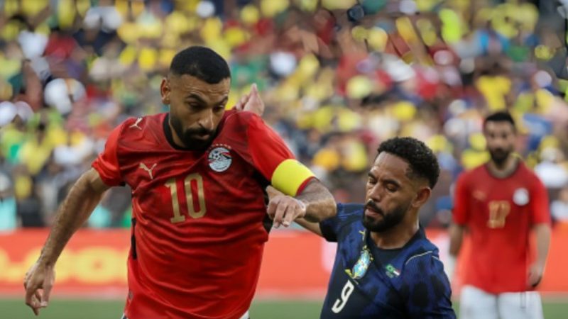 Le Brésil s’en sort de justesse face à l’Égypte (2-1) dans un test accroché de préparation