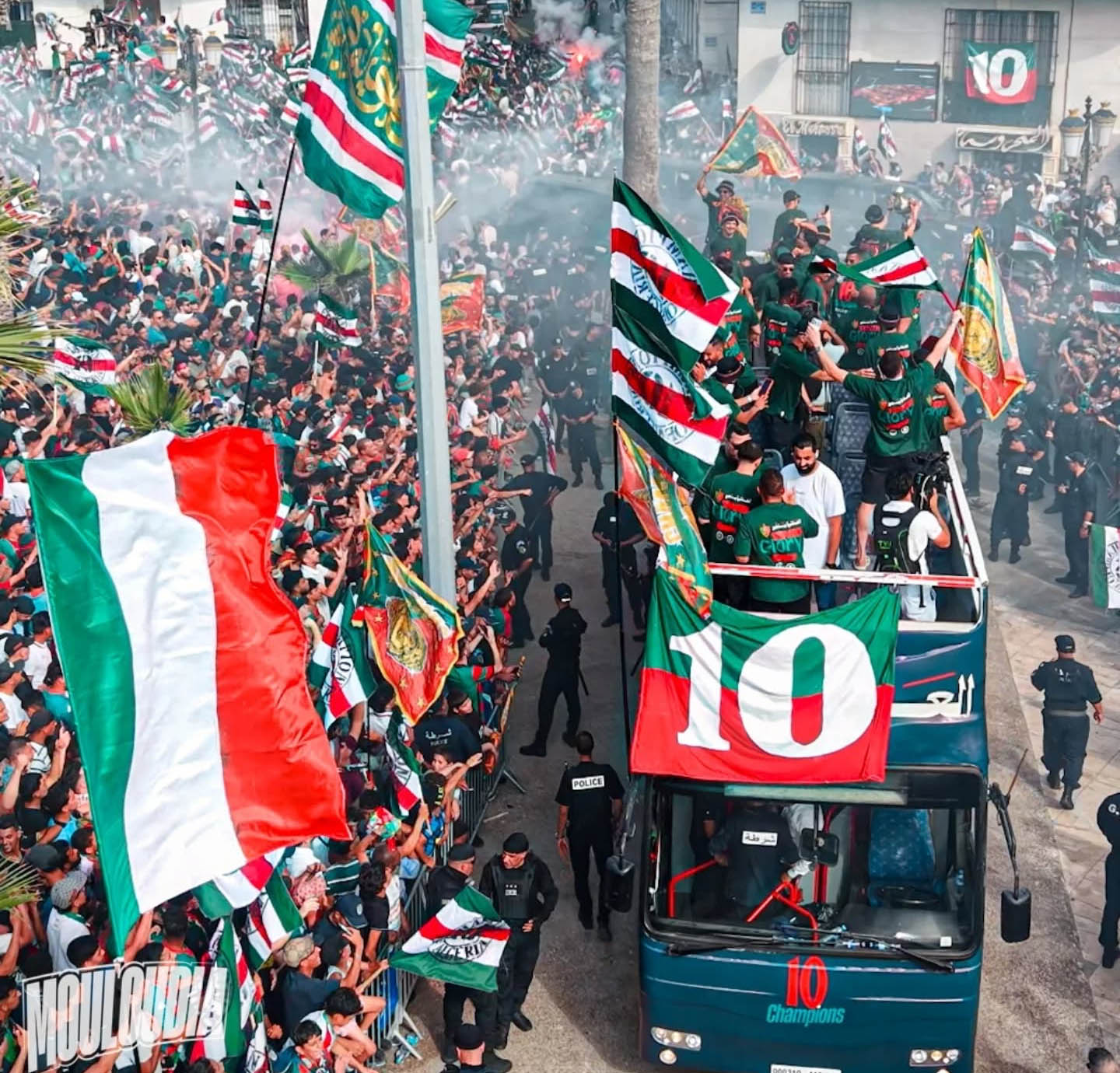 MCA Alger : une parade dans la capitale après le titre national