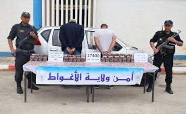 Laghouat : démantèlement d’un réseau de trafic de psychotropes, 17 400 capsules saisies