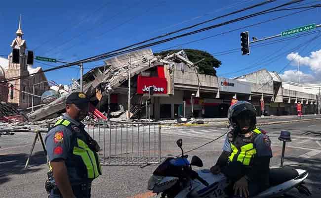 Séisme dévastateur dans le sud des Philippines : bâtiments effondrés et panique à Mindanao