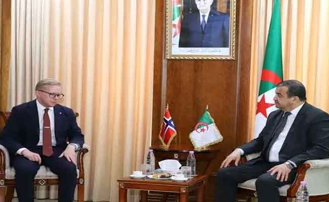 Arkab reçoit le vice-ministre norvégien de l&rsquo;Énergie