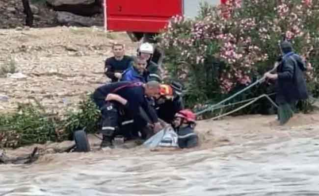 Repêchage du corps d&rsquo;un quinquagénaire emporté par les eaux de l&rsquo;Oued El Kemine à Oum El Bouaghi
