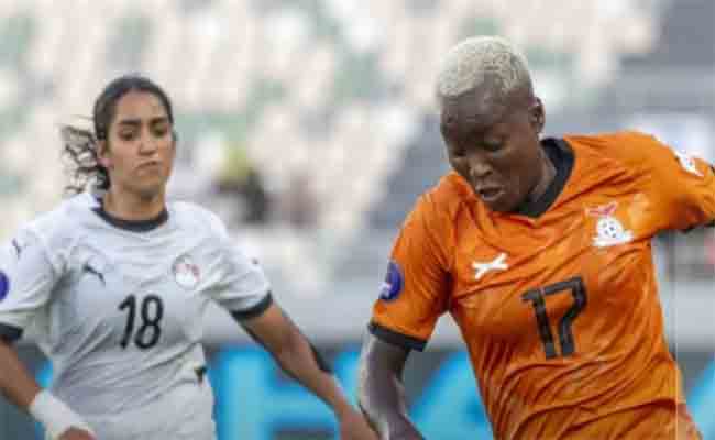 Débuts catastrophiques pour l&rsquo;Égypte, balayée 6-0 par la Zambie à la CAN féminine