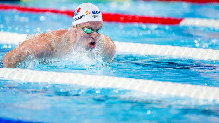 Léon Marchand décroche son premier titre européen sur 200 m papillon