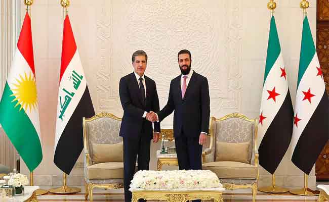 Barzani à Damas : le pari d’Erbil pour éviter une nouvelle crise entre la Syrie et les Kurdes