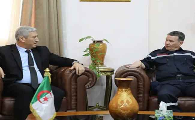 Le Colonel Boualem Boughlef en visite d&rsquo;inspection à la wilaya de Mila