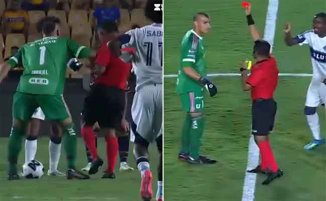 Le gardien argentin Nahuel Guzman bouscule l’arbitre et voit rouge