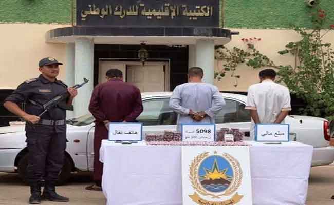 Arrestation de 3 personnes en flagrant délit avec plus de 5 000 comprimés psychotropes à Laghouat