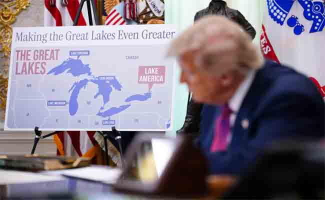 Trump rebaptise le lac Ontario « lac Amérique » et provoque la colère du Canada