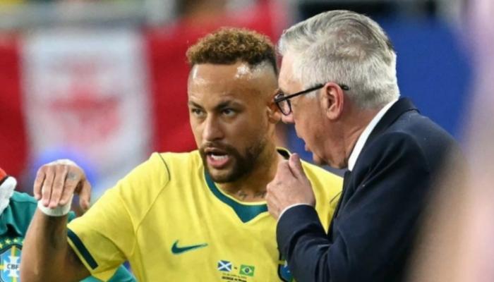 Ancelotti : Neymar ne portera plus le maillot de la Seleção brésilienne