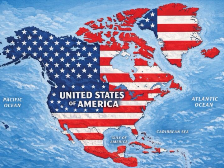 Trump publie une carte montrant le Canada, le Groenland, l’Islande et le Mexique intégrés aux États-Unis