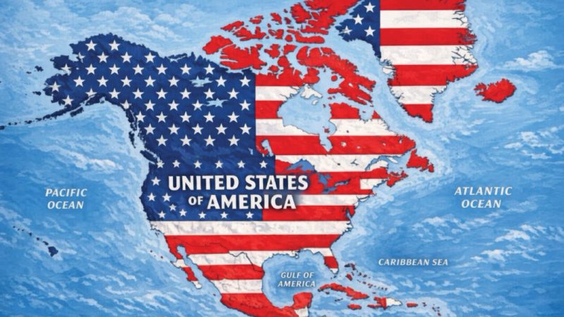 Trump publie une carte montrant le Canada, le Groenland, l’Islande et le Mexique intégrés aux États-Unis
