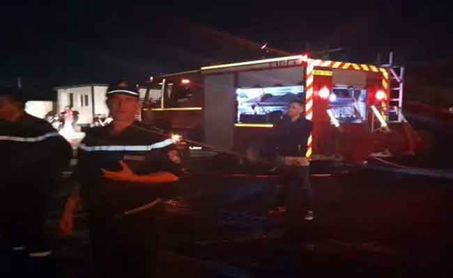 Incendie dans une usine d&rsquo;eau minérale à Bouira