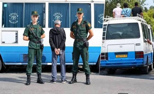 Skikda : arrestation d&rsquo;un chauffeur de bus Toyota qui transportait des passagers sur le toit