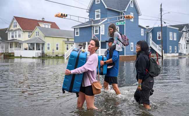 États-Unis : une violente tempête provoque d’importantes inondations sur la côte Est