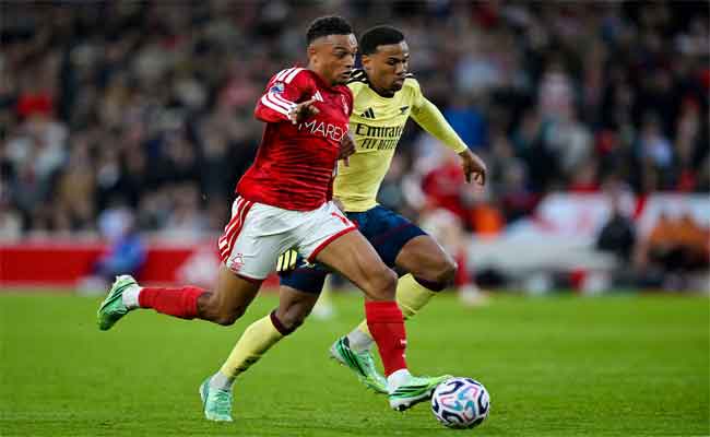 Premier League : Arsenal arrache la victoire à Nottingham sur son seul tir cadré