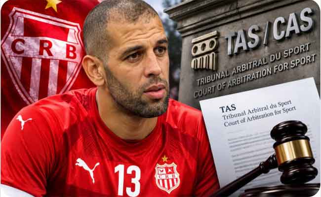Litige financier : Islam Slimani traîne le CR Belouizdad devant le TAS