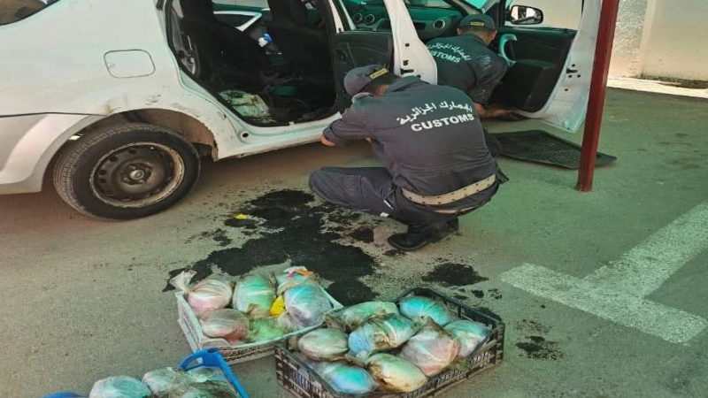 Chlef : plus de 21 kilogrammes de kif traité saisis par les douanes et la sécurité