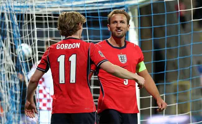 Ligue des Nations : l’Angleterre pulvérise la Croatie 7-0, Kane et Saka s’offrent un doublé