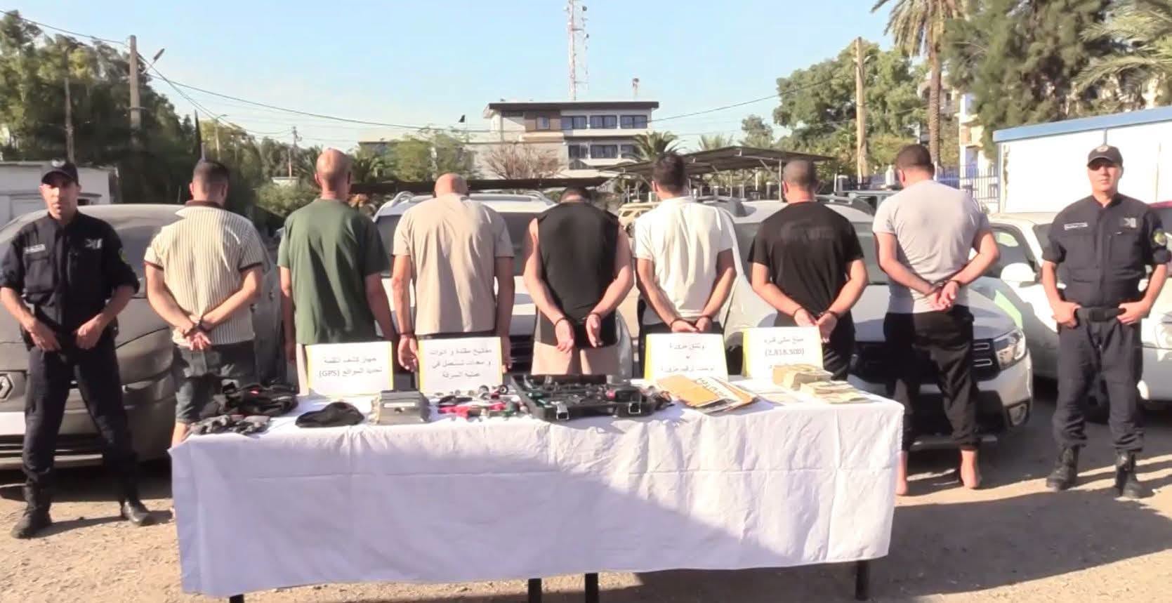 Démantèlement d&rsquo;un réseau national de vol de voitures à Alger : 7 arrestations et 8 véhicules saisis